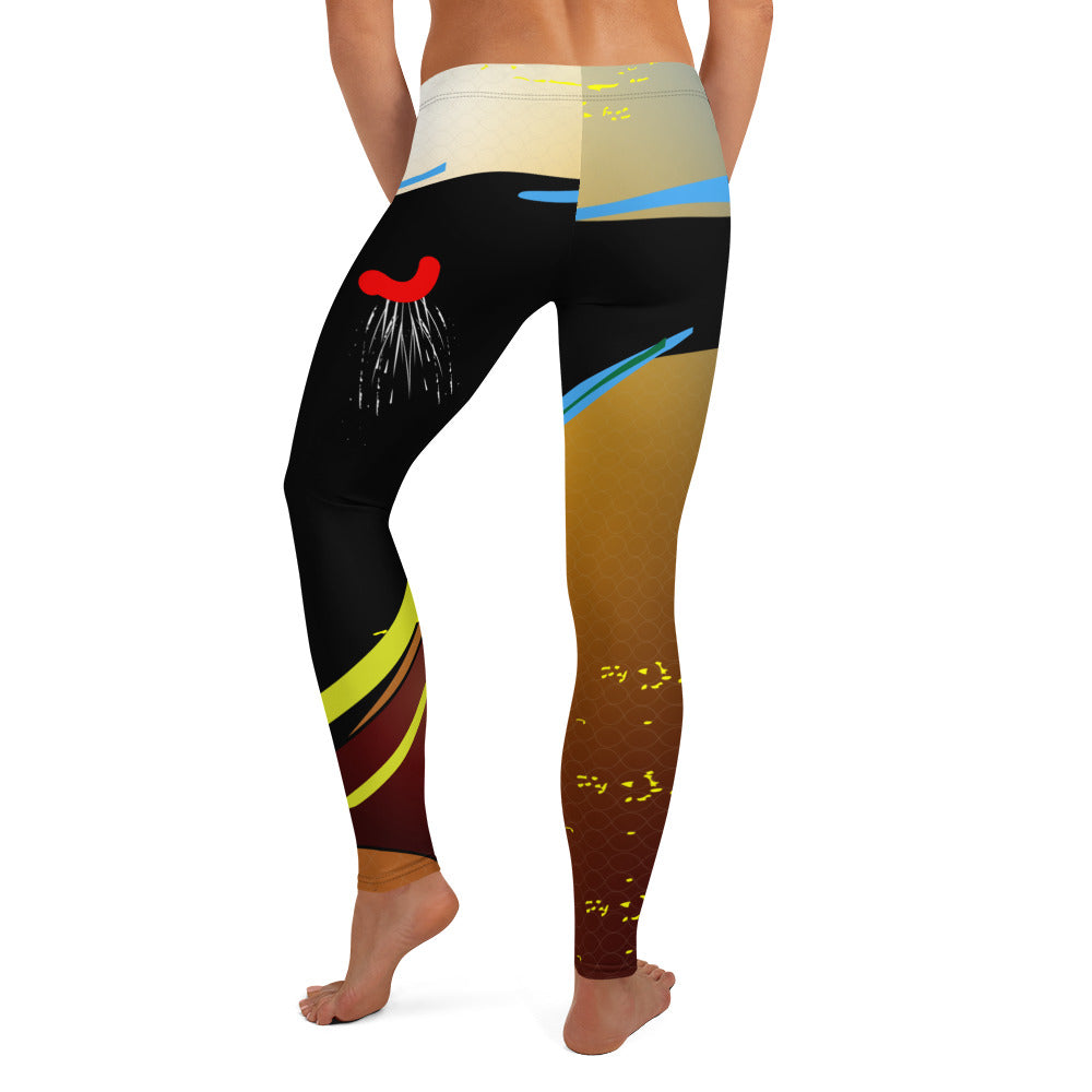 Hawaiian Triggerfish Leggings