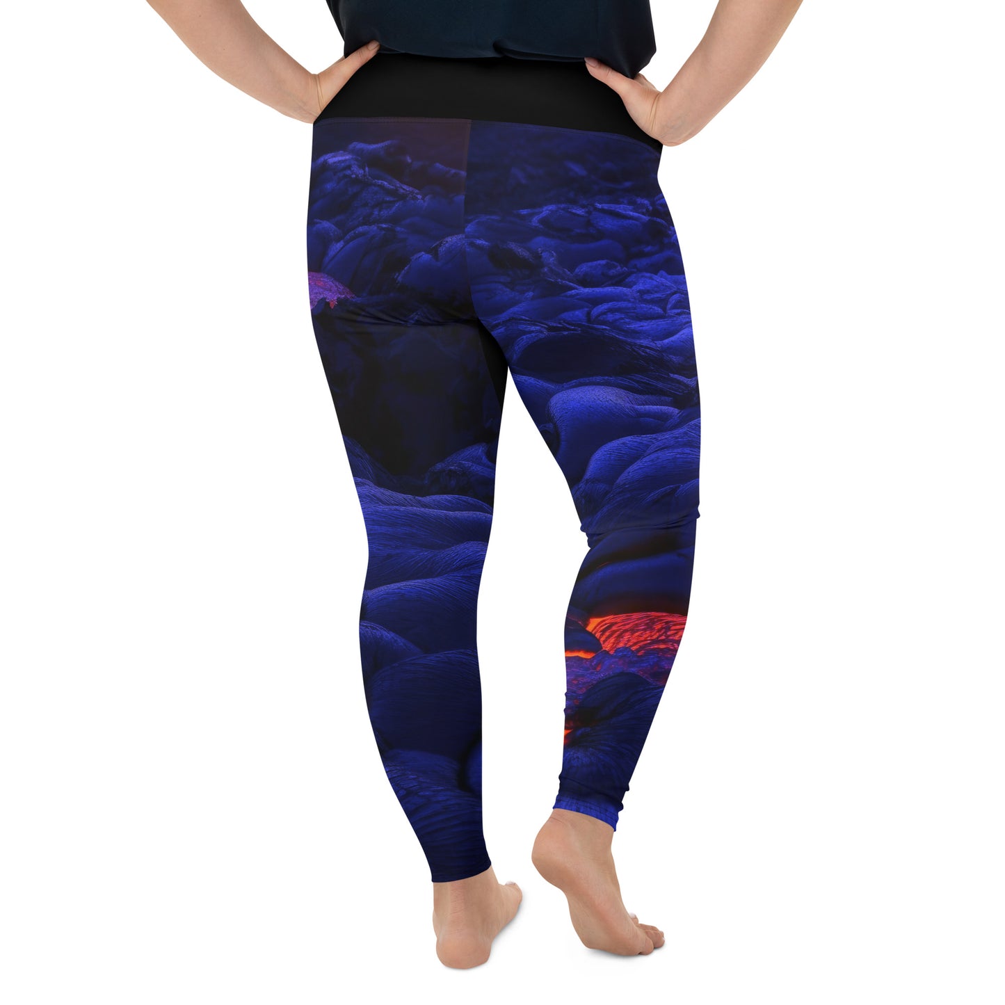 Lava Flow Plus Size Leggings