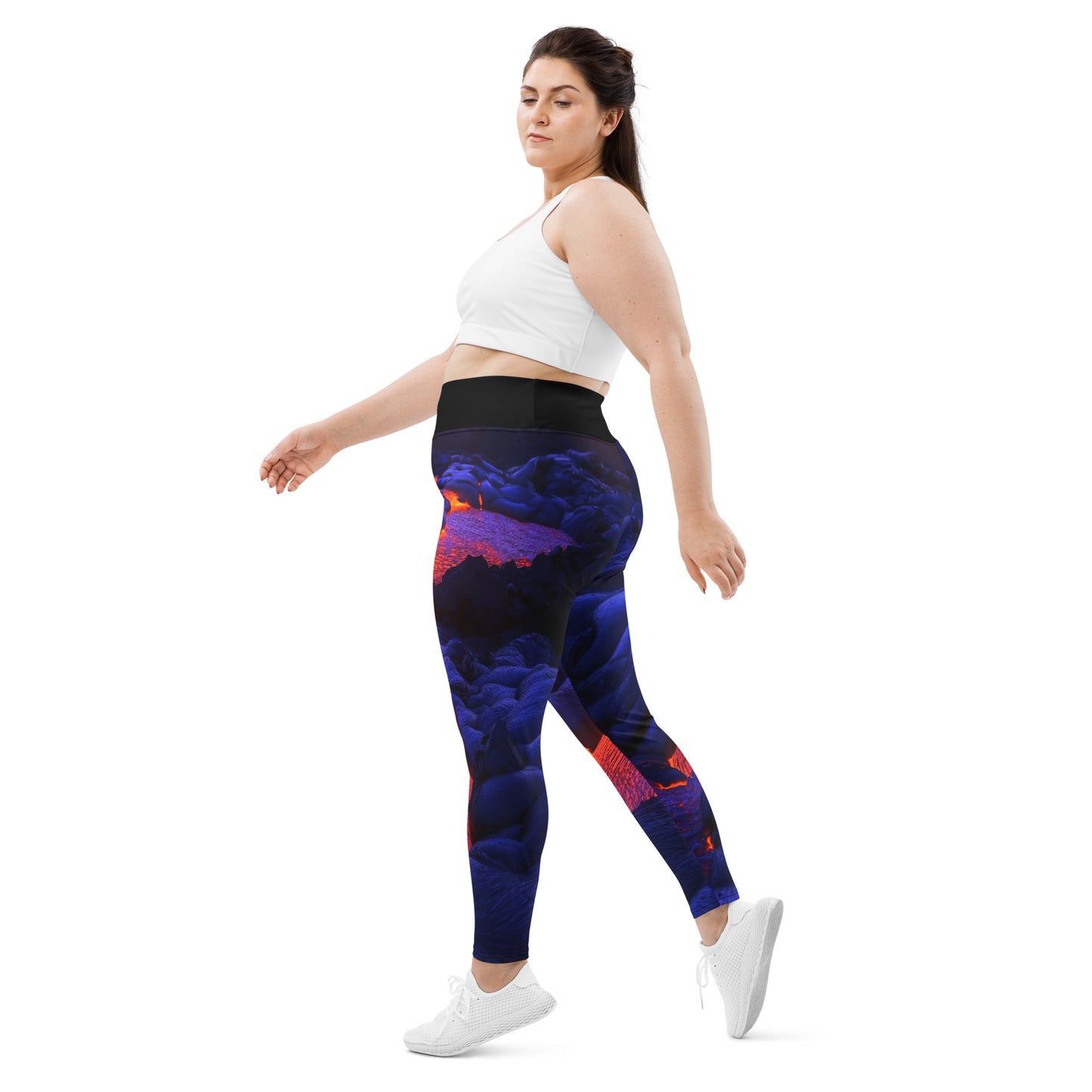 Lava Flow Plus Size Leggings
