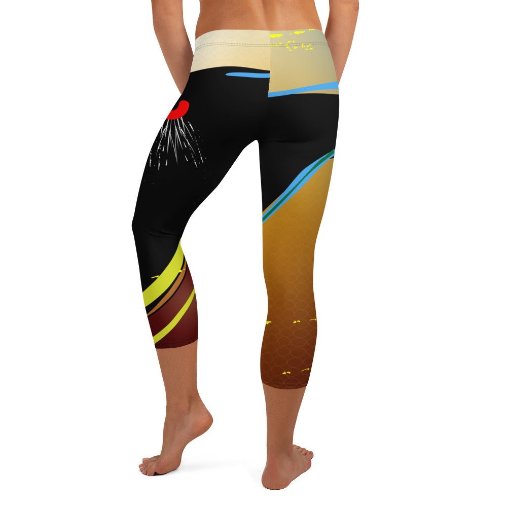 Hawaiian Triggerfish Capris