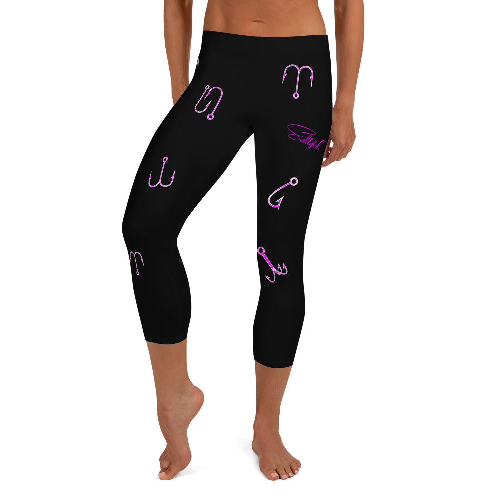 A Pink Happy Hooker Capris