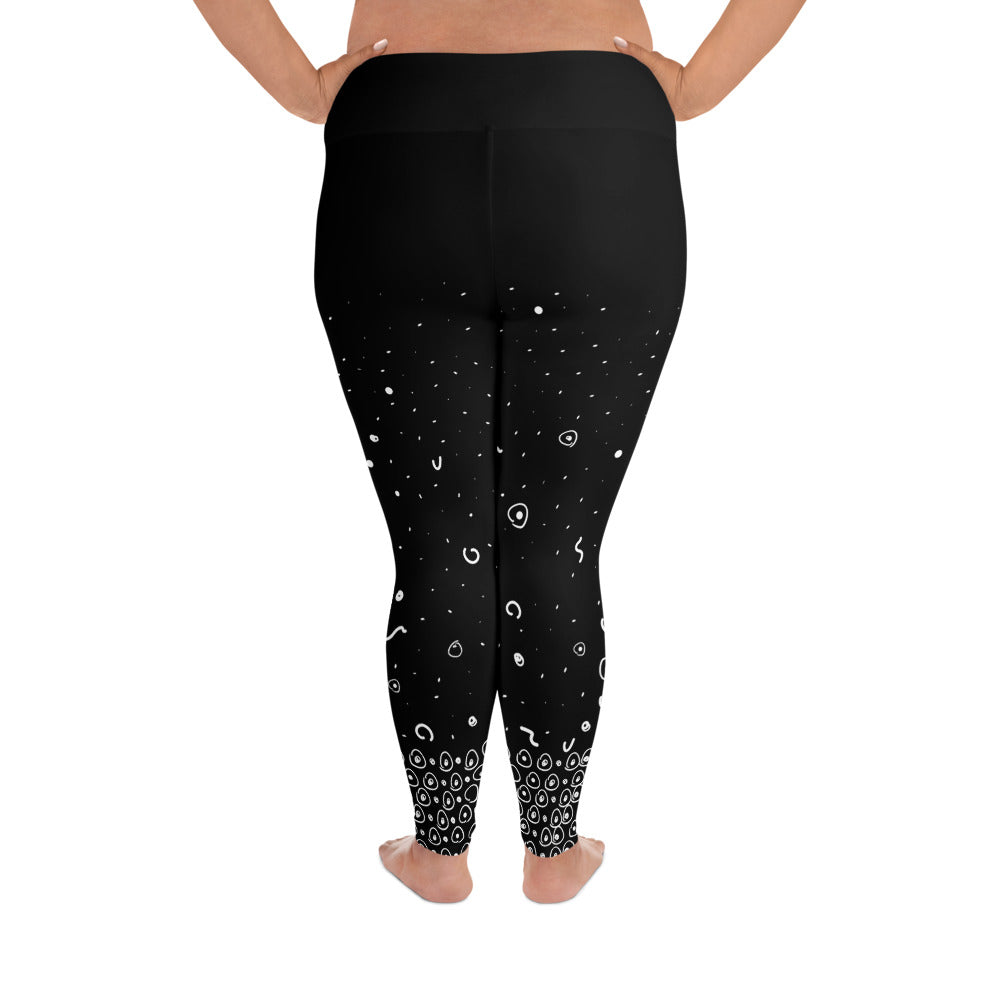 Spotted Eagle Stingray Plus Size Leggings