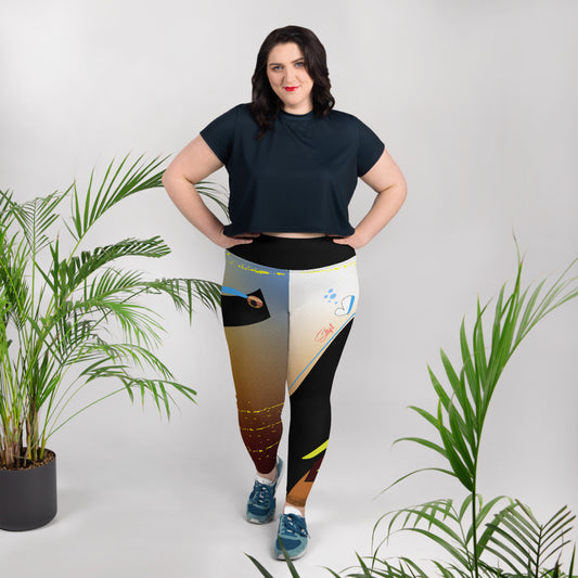 Hawaiian Triggerfish Plus Size Leggings