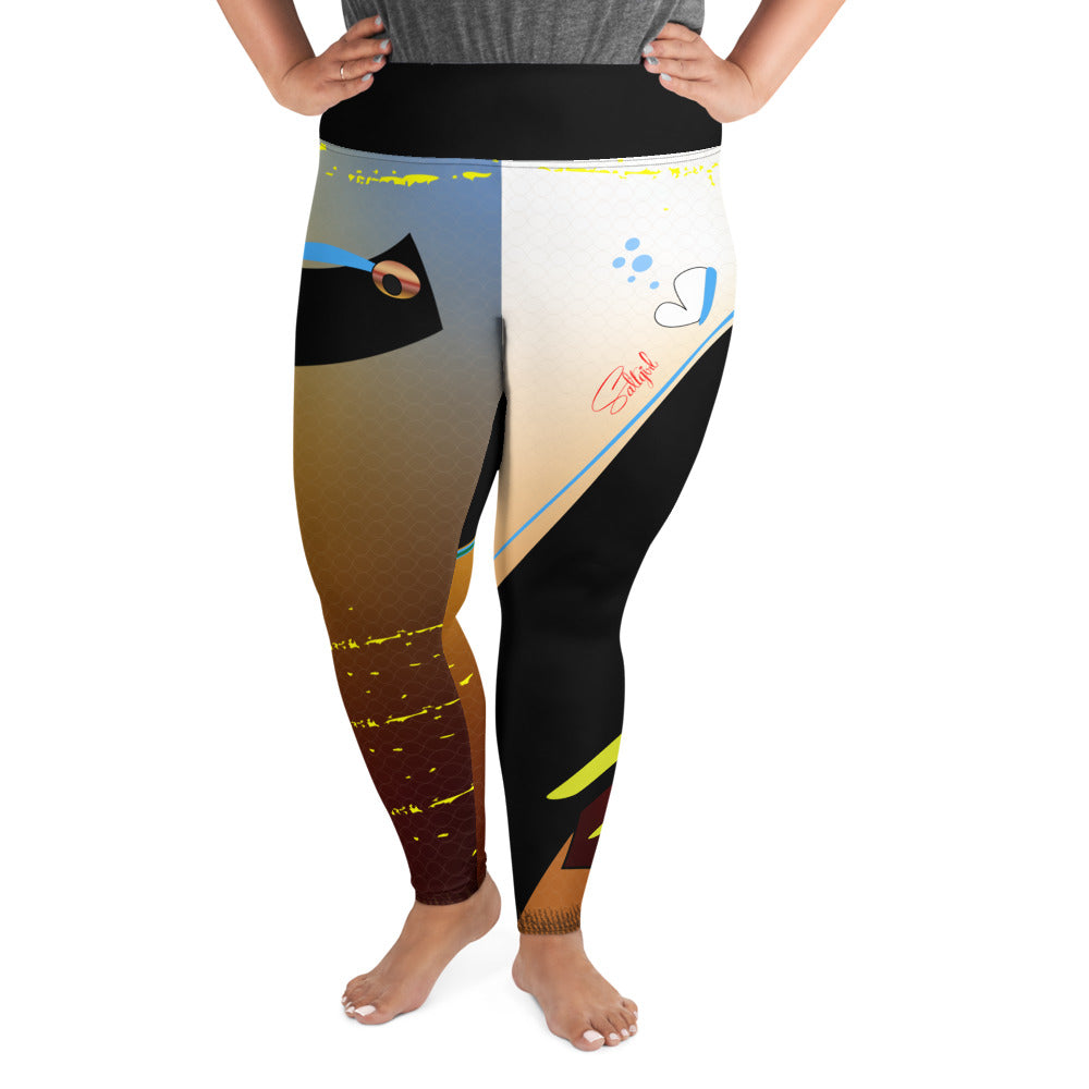 Hawaiian Triggerfish Plus Size Leggings