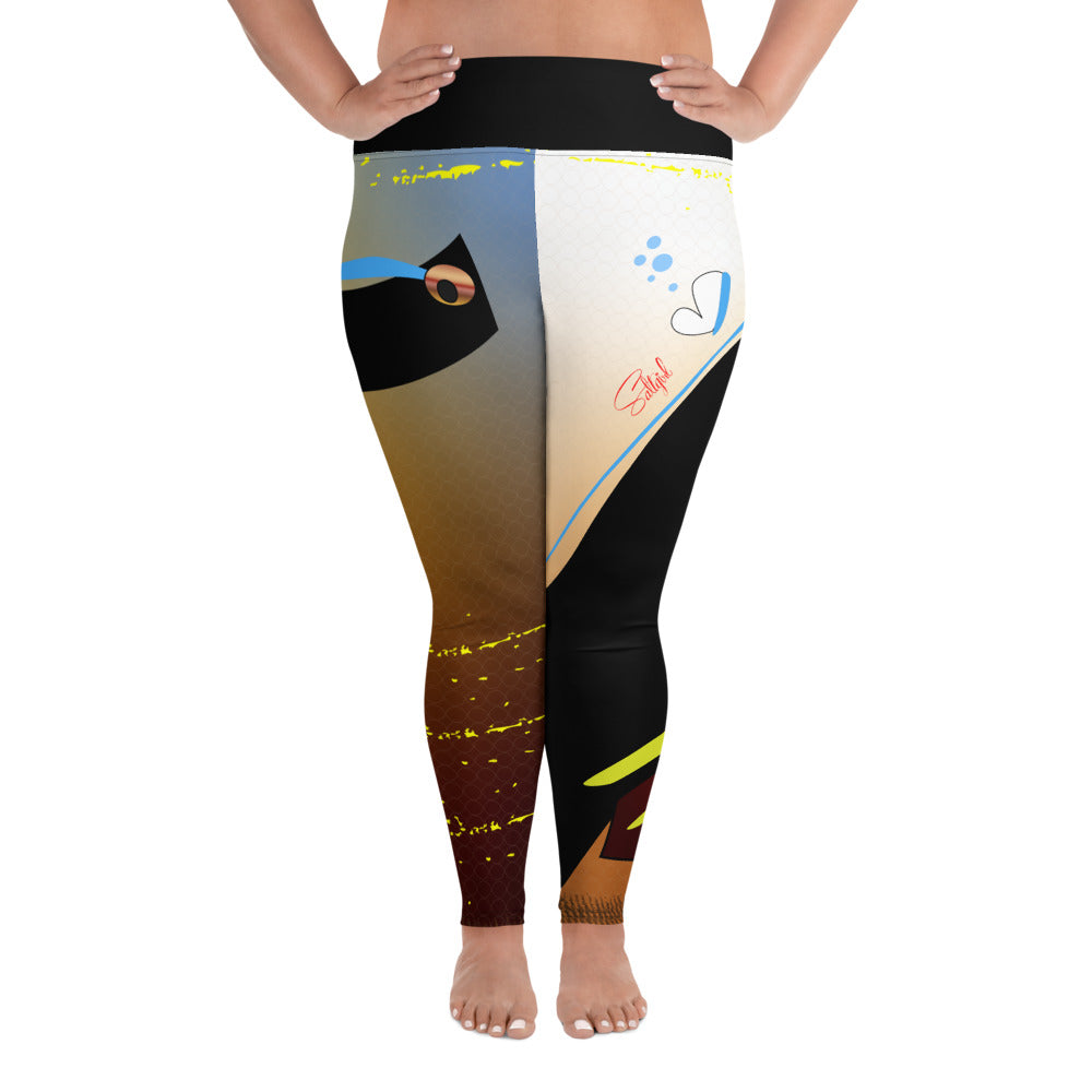 Hawaiian Triggerfish Plus Size Leggings
