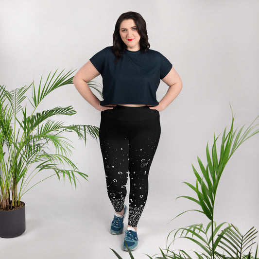 Spotted Eagle Stingray Plus Size Leggings