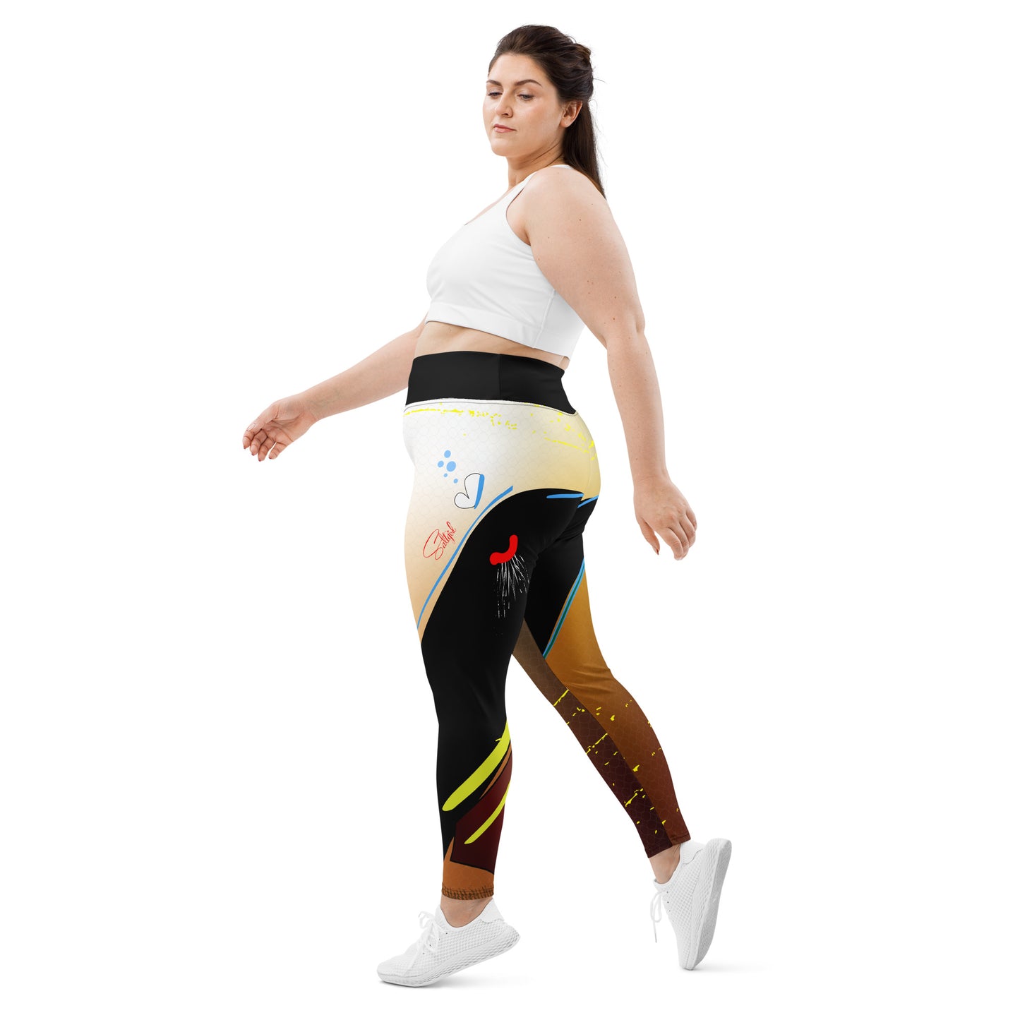 Hawaiian Triggerfish Plus Size Leggings