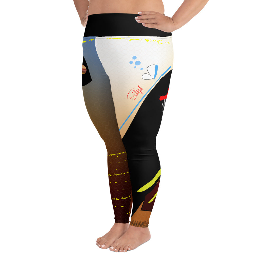 Hawaiian Triggerfish Plus Size Leggings