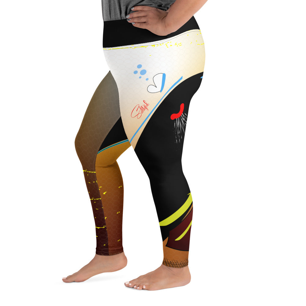 Hawaiian Triggerfish Plus Size Leggings