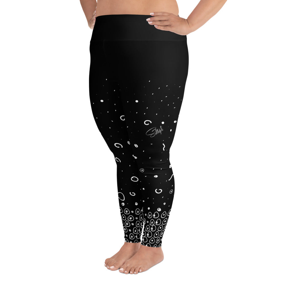 Spotted Eagle Stingray Plus Size Leggings