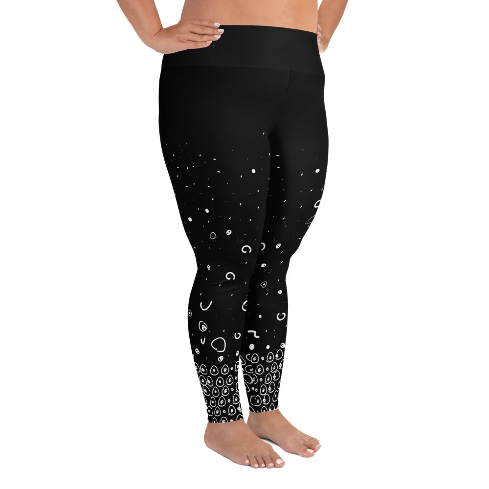 Spotted Eagle Stingray Plus Size Leggings