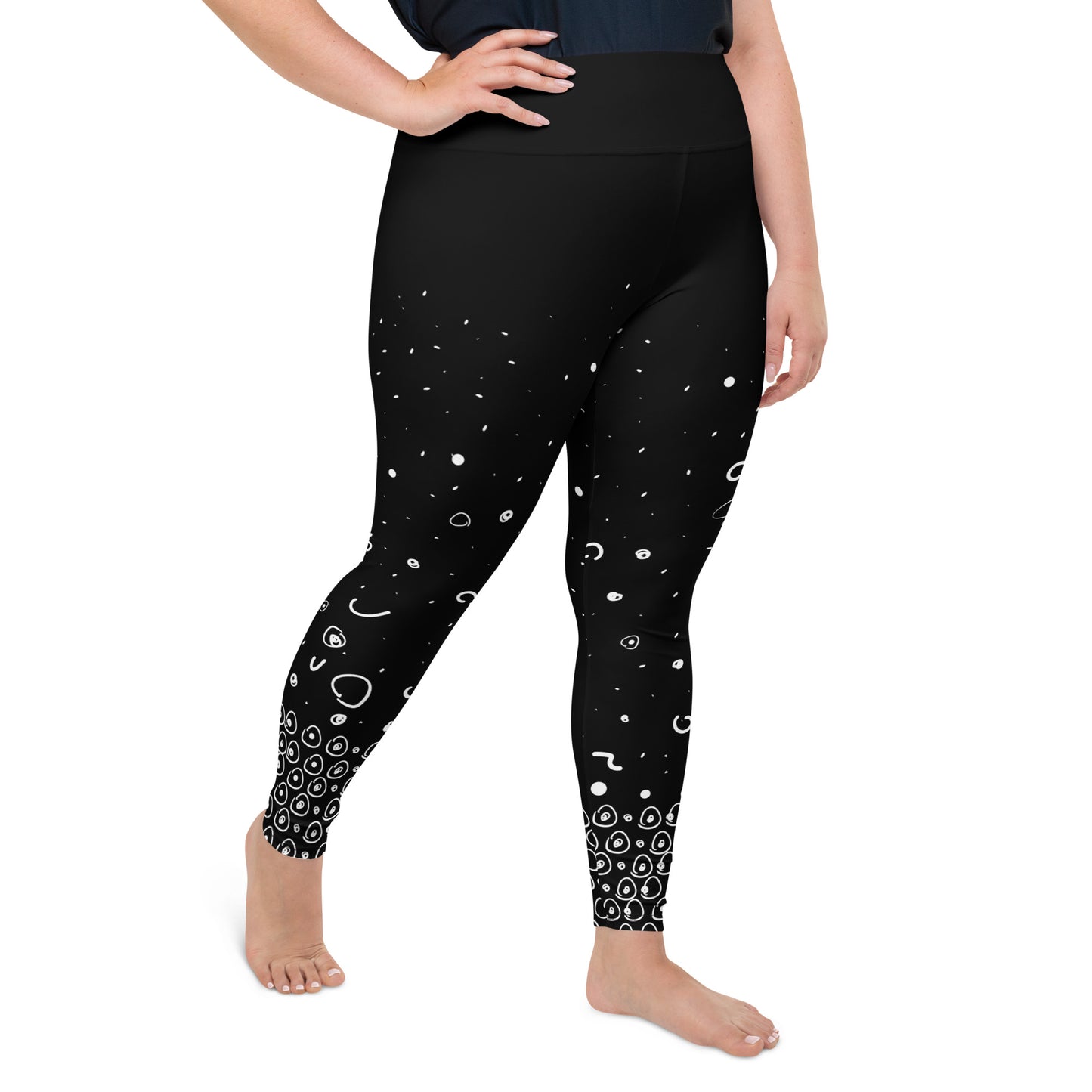 Spotted Eagle Stingray Plus Size Leggings