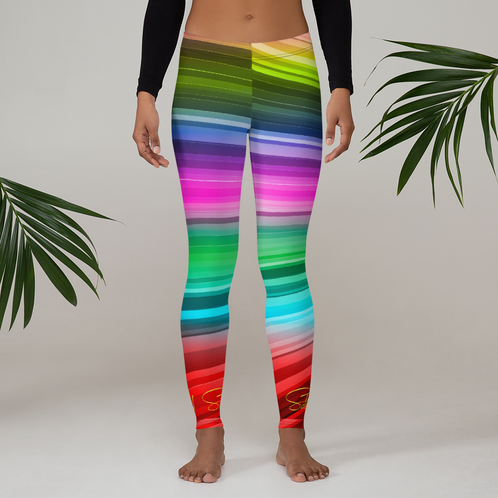 Sea Coral Swirl Leggings