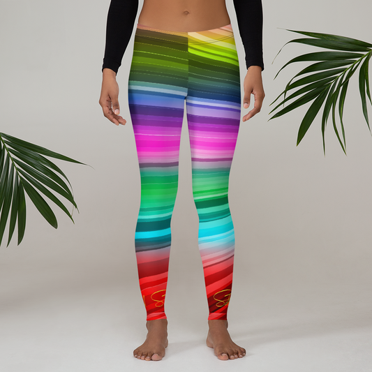 Sea Coral Swirl Leggings