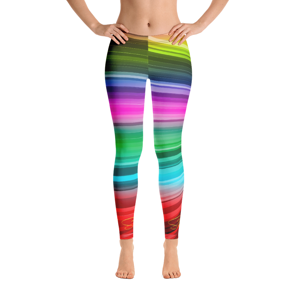 Sea Coral Swirl Leggings