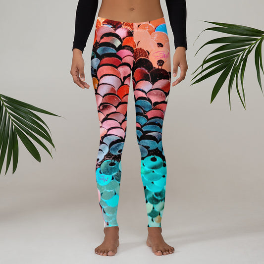 Ocean Ombre Leggings - Saltgirl Clothing - Women's Saltwater Fishing Apparel and Swimwear