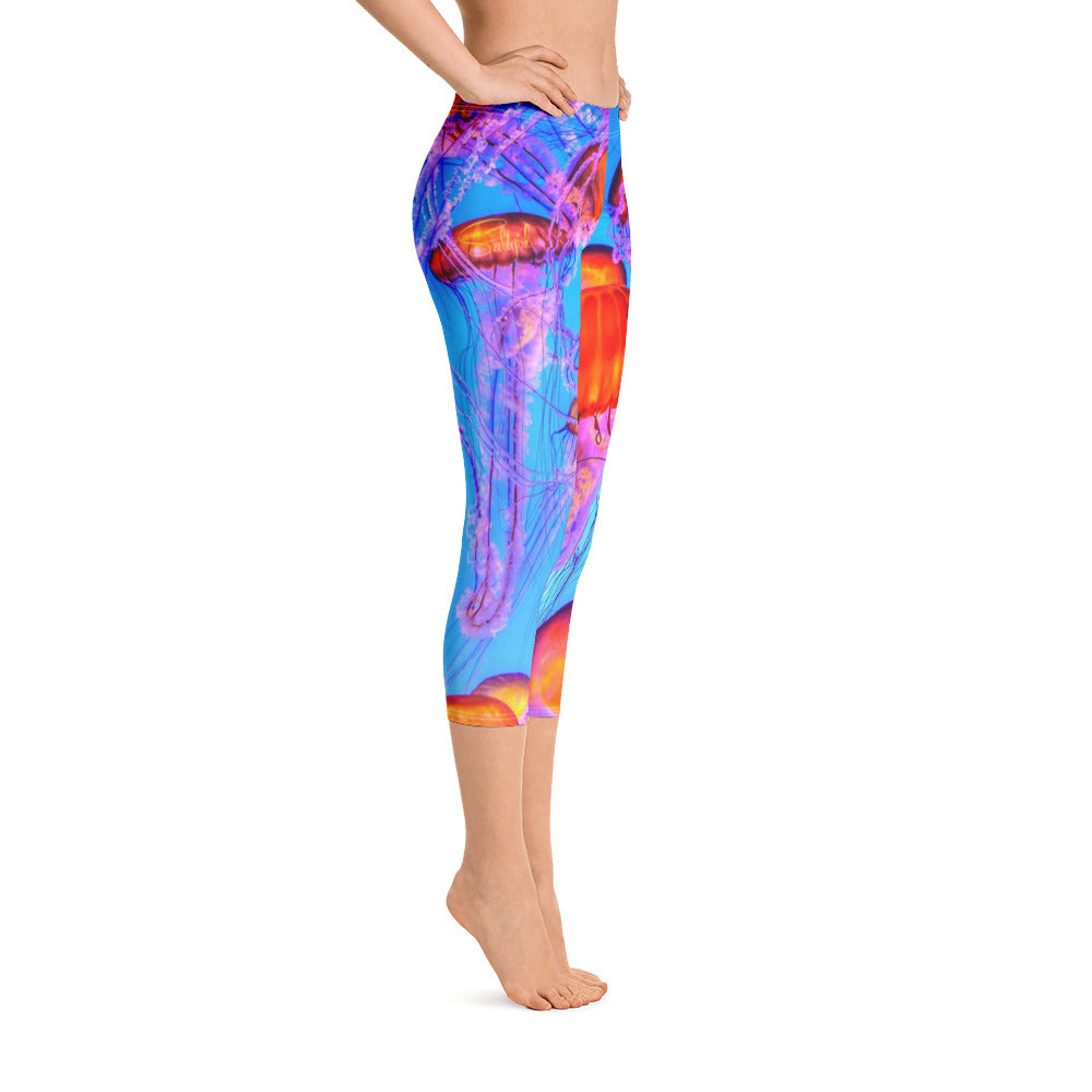 Jellyfish Saltgirl Capris - Saltgirl Clothing - Women's Saltwater Fishing Apparel and Swimwear