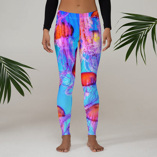Saltgirl Jellyfish  Leggings - Saltgirl Clothing - Women's Saltwater Fishing Apparel and Swimwear