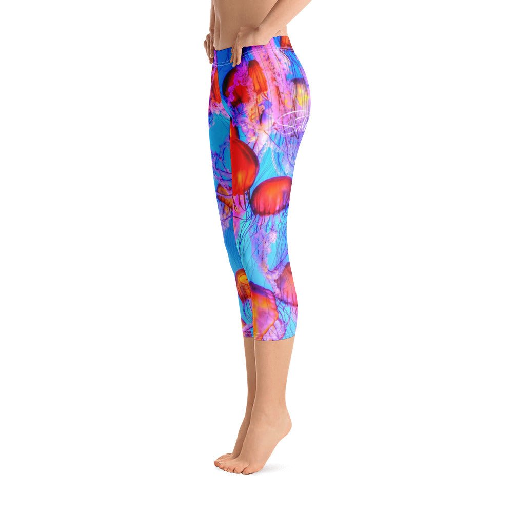 Jellyfish Saltgirl Capris - Saltgirl Clothing - Women's Saltwater Fishing Apparel and Swimwear