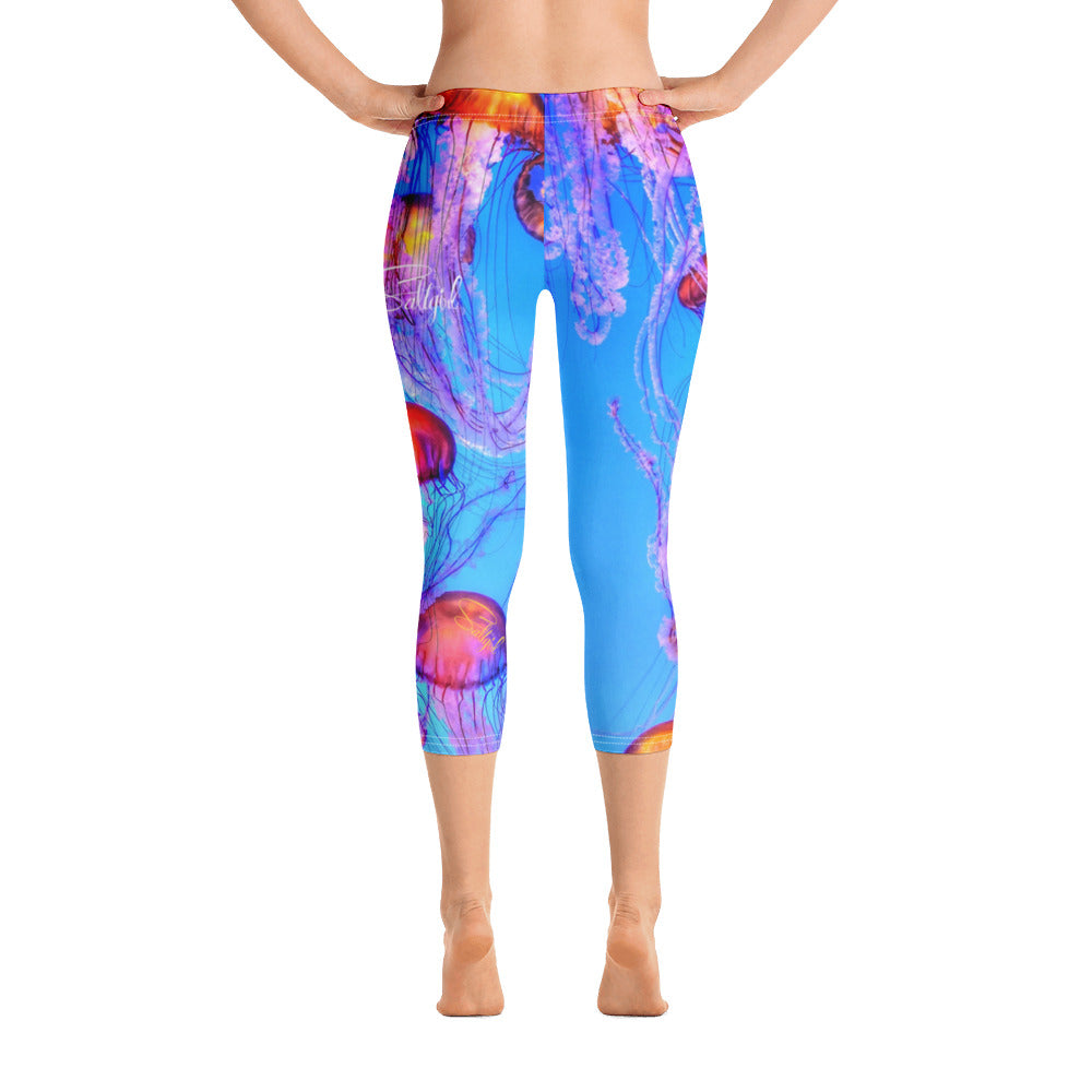 Jellyfish Saltgirl Capris - Saltgirl Clothing - Women's Saltwater Fishing Apparel and Swimwear