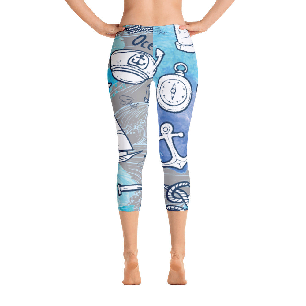 Sea Adventure Capris - Saltgirl Clothing - Women's Saltwater Fishing Apparel and Swimwear